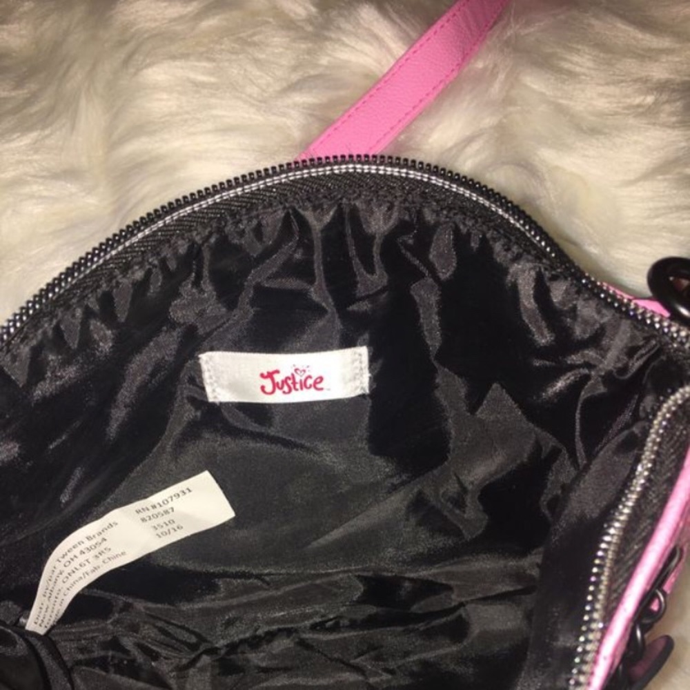 NEVER USED !!! justice purse